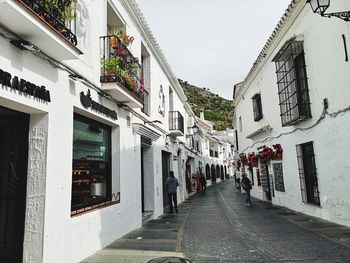 Street amidst buildings in city