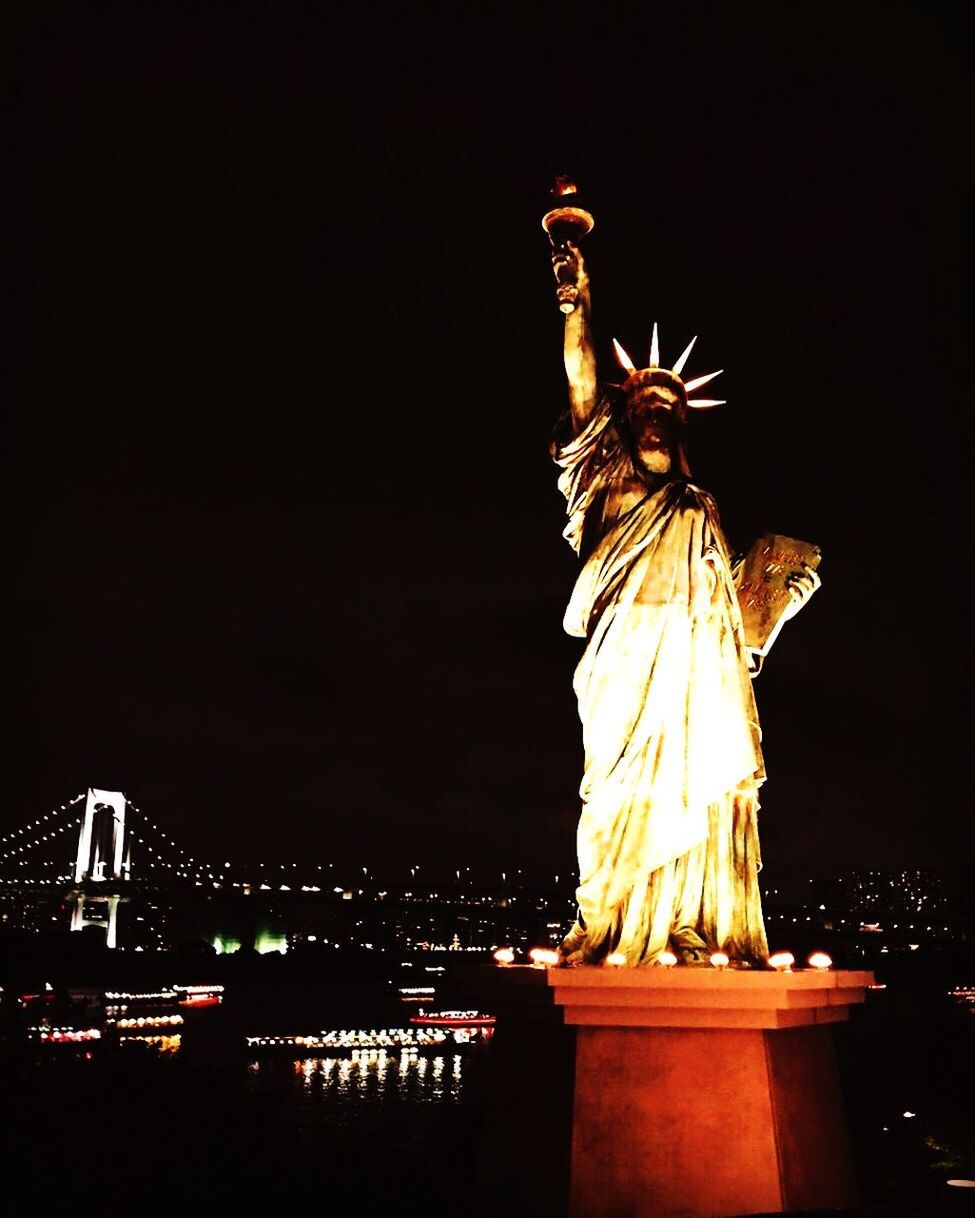 LOW ANGLE VIEW OF STATUE OF LIBERTY