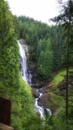 Stream flowing through rocks