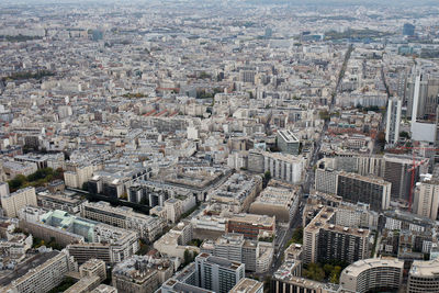 High angle view of cityscape