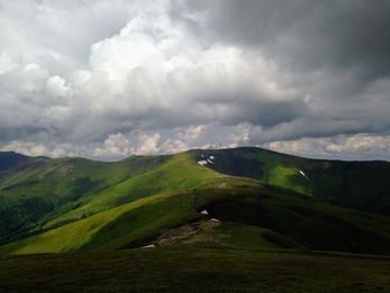 Scenic view of landscape against sky