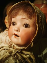 Close-up of dolls