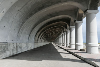 View of a breakwater dome in japan