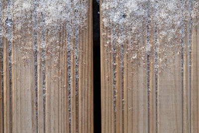 Full frame shot of textured wood