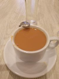 Close-up of tea on table