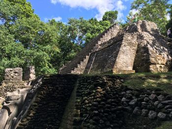 Low angle view of historical building