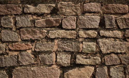 Full frame shot of stone wall