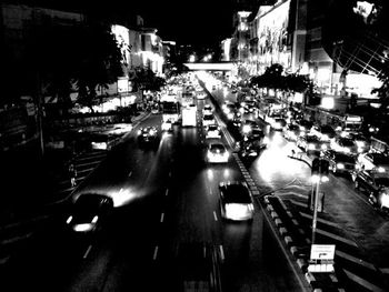 City street at night