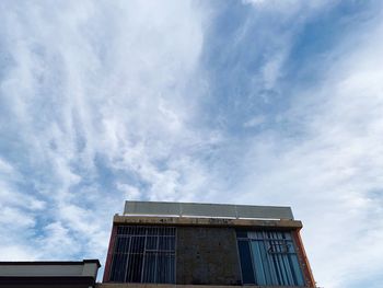 Low angle view of building against sky