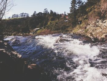 Scenic view of river