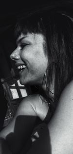 Portrait of a smiling young woman