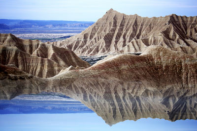 Desierto de bardenas reales, desert of bardenas reales navarra spain this particular rock formation