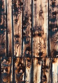 Full frame shot of old wooden door