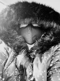 Close-up portrait of young woman outdoors