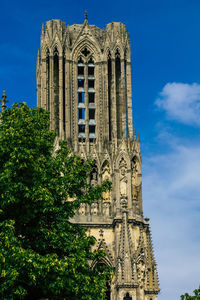 Low angle view of historical building against sky