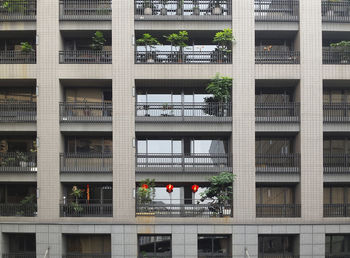 Full frame shot of modern building