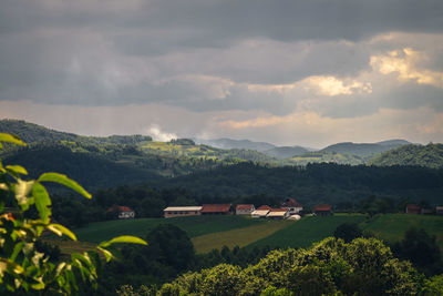 Scenic view of landscape against sky