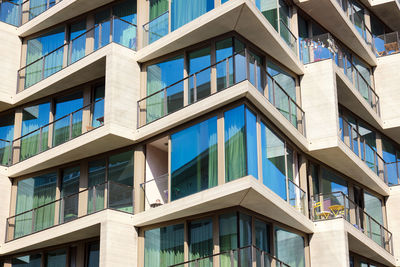 Low angle view of modern building