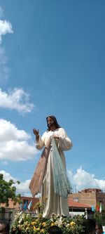 Image jesus de la misericordia low angle view of buildings against sky