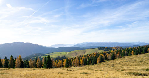 Altopiano di asiago landscape of italian alps