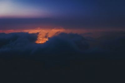 Scenic view of sky at sunset
