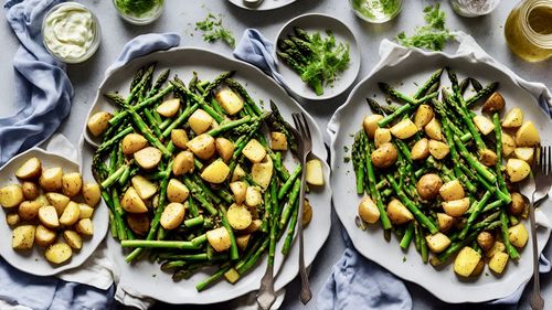 High angle view of food on table