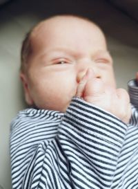 Portrait of cute baby girl