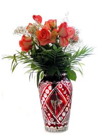 Close-up of flowers over white background