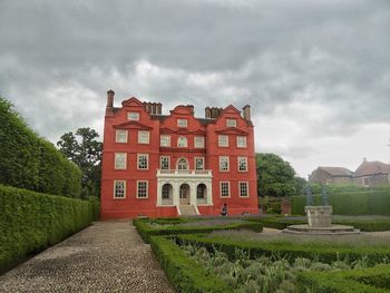 Built structure against cloudy sky