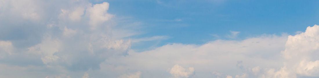 Low angle view of clouds in sky