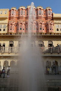 Low angle view of historical building