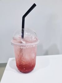 Close-up of drink on table