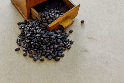 Close-up of coffee beans