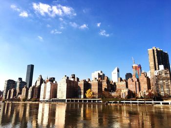 City skyline against sky