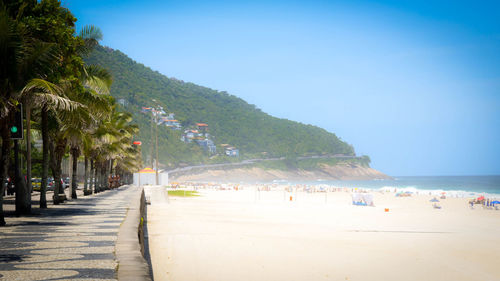 Scenic view of beach