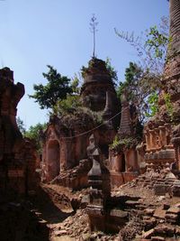 View of temple against sky