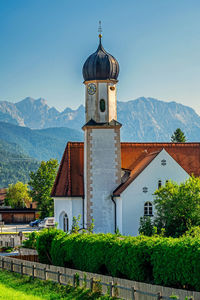 Low angle view of church