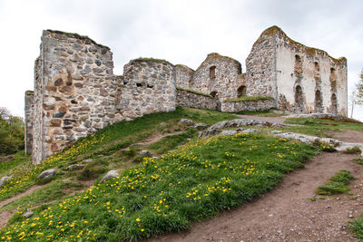 Old ruins against sky