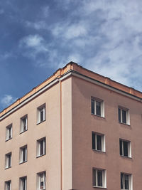 Low angle view of building against sky