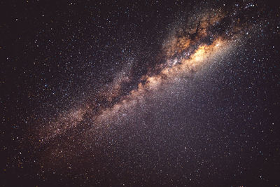 Low angle view of sky at night