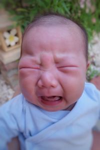 Portrait of cute baby boy