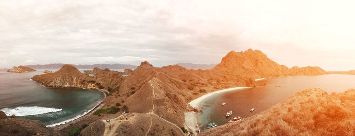 Panoramic view of landscape against sky