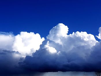 Low angle view of clouds in sky