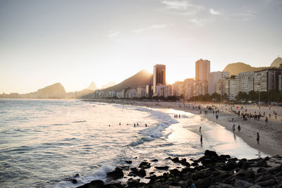 People on beach