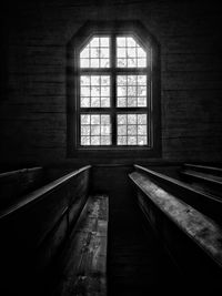 Interior of old abandoned building