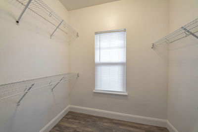 Directly below shot of staircase at home