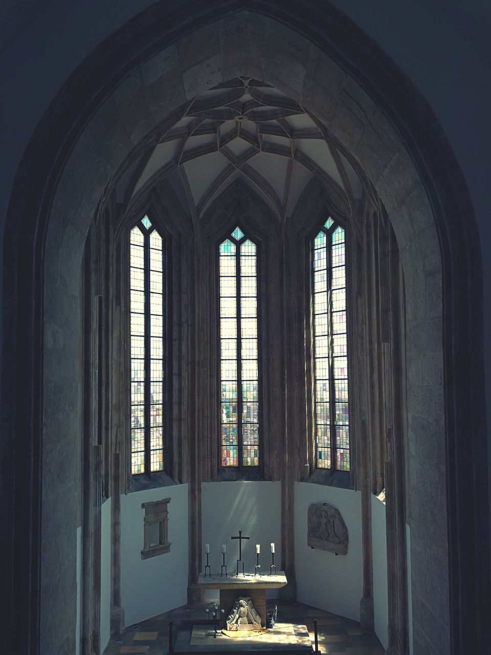 CLOSE-UP OF WINDOW ON BUILDING