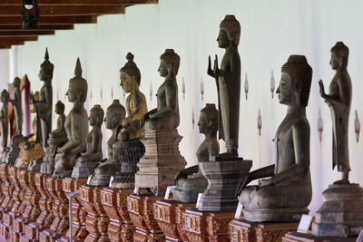 Close-up of figurines for sale