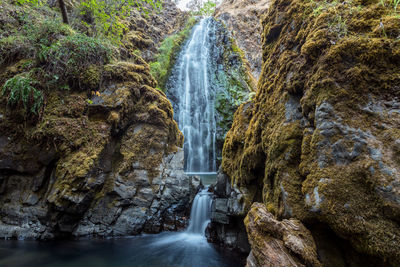 View of waterfall