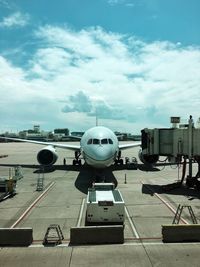 Airplane on runway